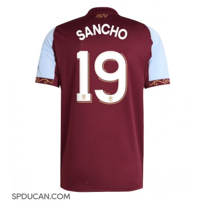 Muški Nogometni Dres Aston Villa Jadon Sancho #19 Domaci 2025-26 Kratak Rukav Muški Nogometni Dres Aston Villa Jadon Sancho #19 Domaci 2025-26 Kratak Rukav